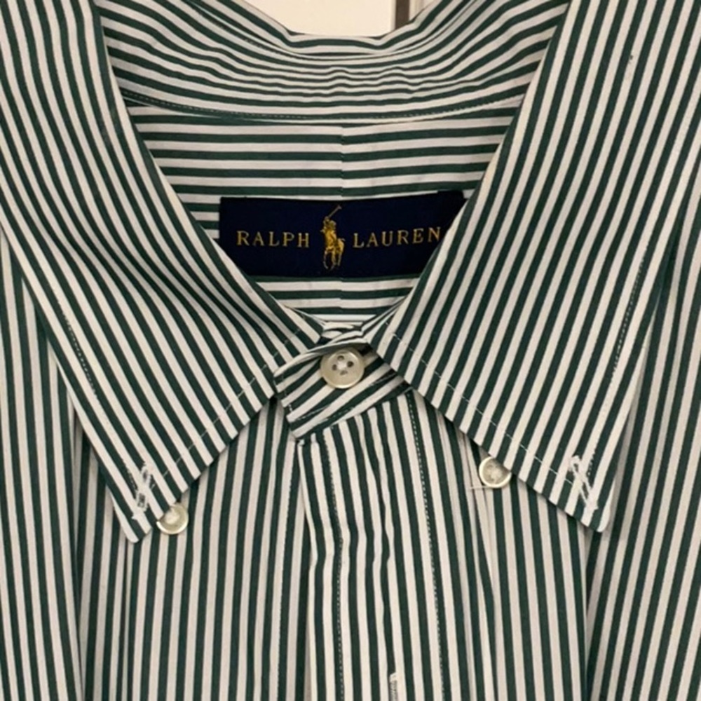 Ralph Lauren shirt starched and ready to wear
